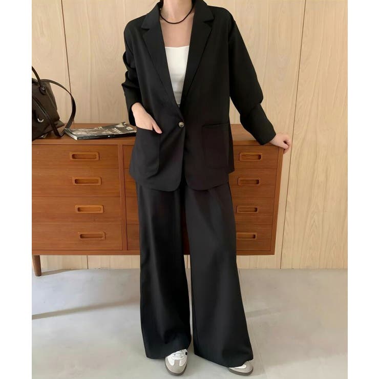 大人のこなれ感 セットアップ パンツスーツ | COCOMOMO | 詳細画像12 