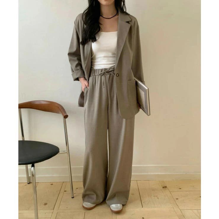 大人のこなれ感 セットアップ パンツスーツ | COCOMOMO | 詳細画像14 