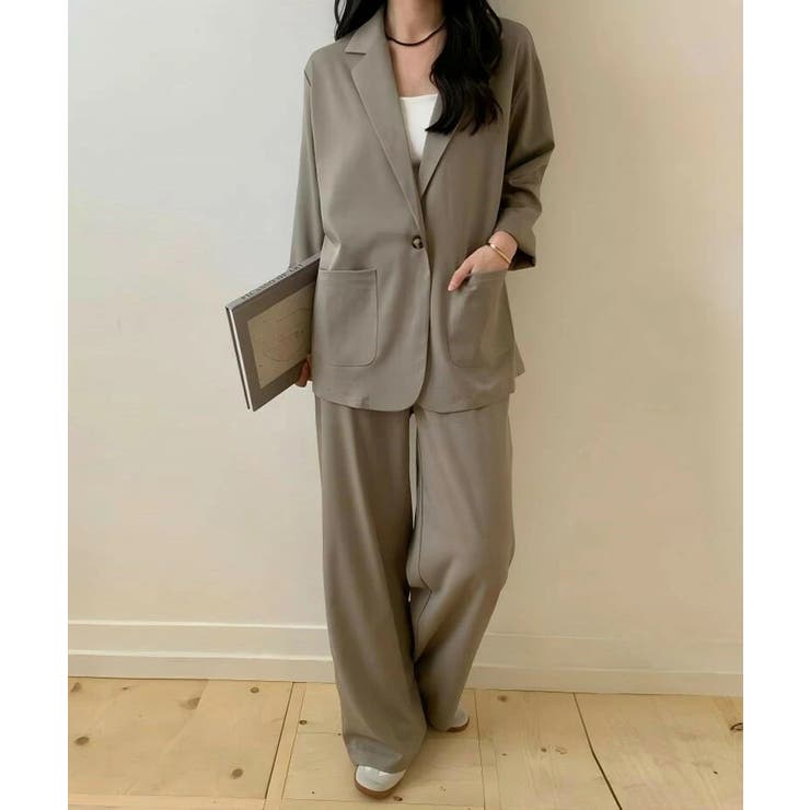 大人のこなれ感 セットアップ パンツスーツ | COCOMOMO | 詳細画像15 