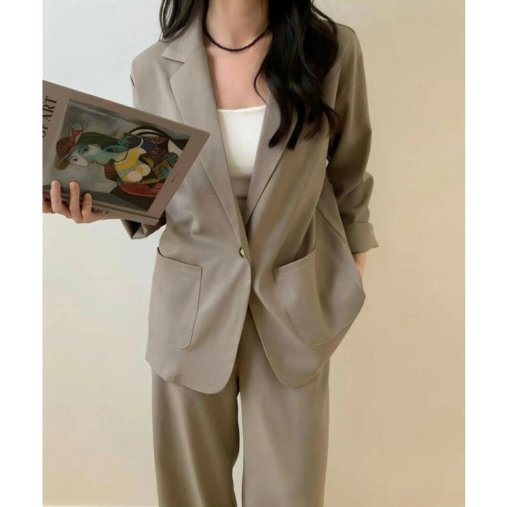 大人のこなれ感 セットアップ パンツスーツ | COCOMOMO | 詳細画像16 