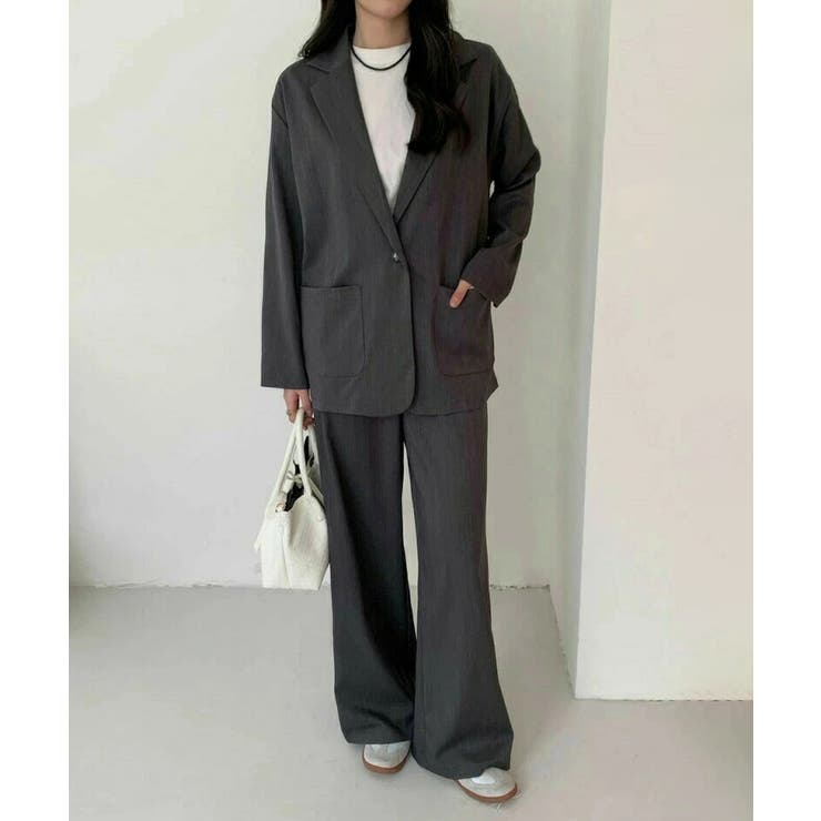 大人のこなれ感 セットアップ パンツスーツ | COCOMOMO | 詳細画像2 