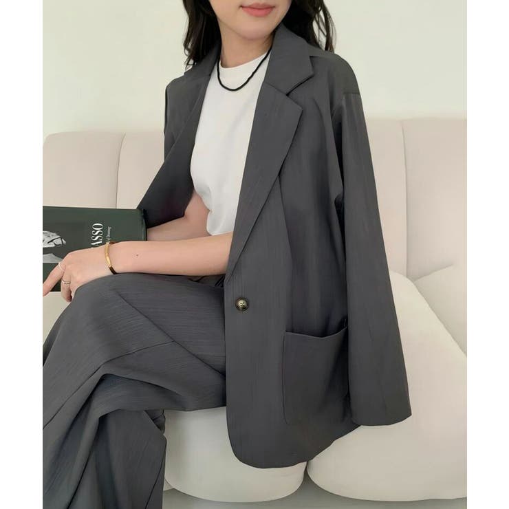 大人のこなれ感 セットアップ パンツスーツ | COCOMOMO | 詳細画像4 