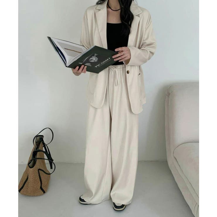 大人のこなれ感 セットアップ パンツスーツ | COCOMOMO | 詳細画像6 