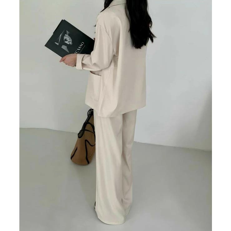 大人のこなれ感 セットアップ パンツスーツ | COCOMOMO | 詳細画像9 