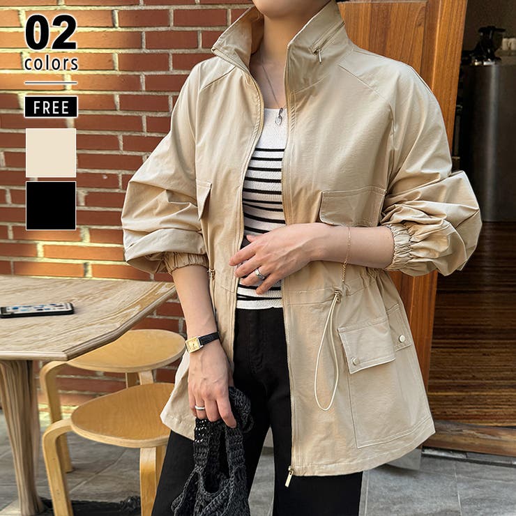 【キュッと絞って即 美シルエット】 マウンテンパーカー | COCOMOMO | 詳細画像1 