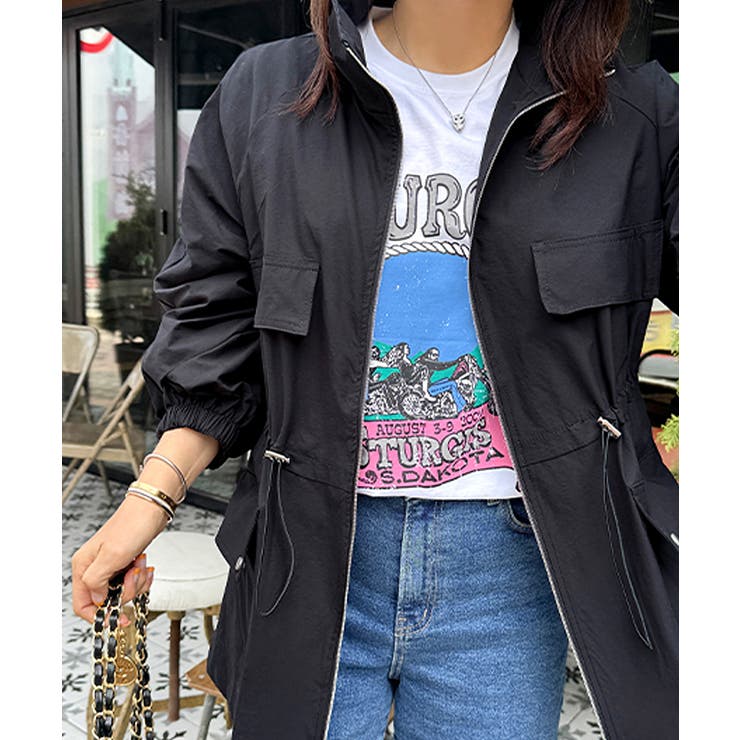 【キュッと絞って即 美シルエット】 マウンテンパーカー | COCOMOMO | 詳細画像14 