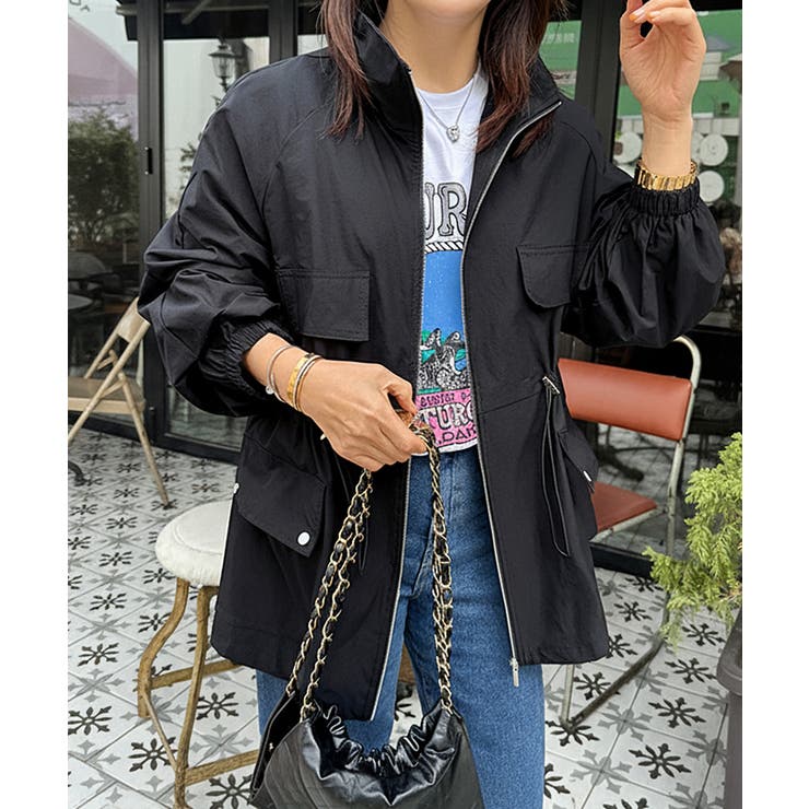 【キュッと絞って即 美シルエット】 マウンテンパーカー | COCOMOMO | 詳細画像15 