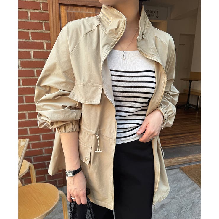 【キュッと絞って即 美シルエット】 マウンテンパーカー | COCOMOMO | 詳細画像2 