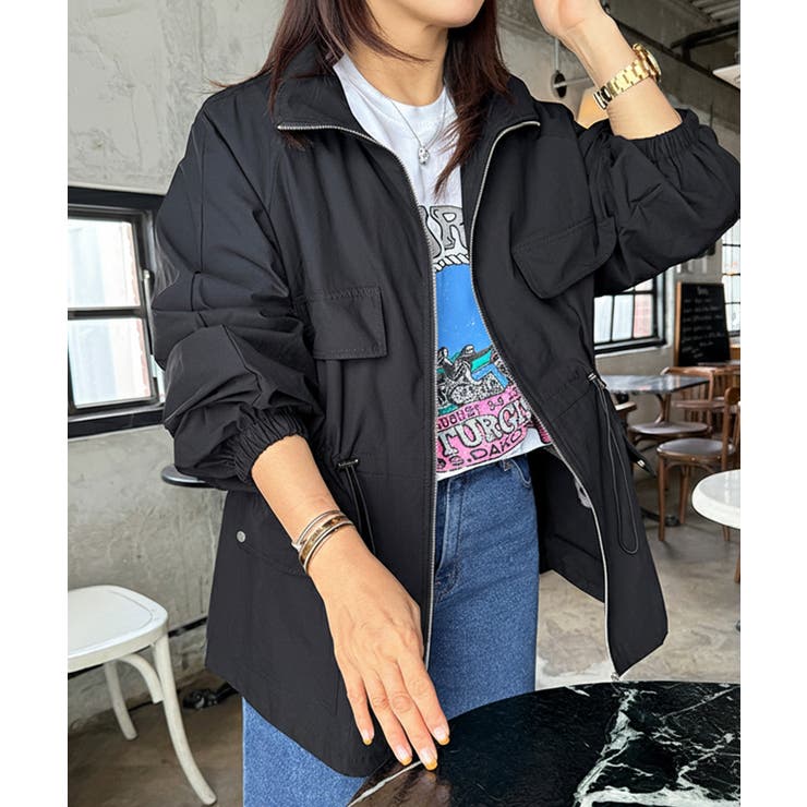 【キュッと絞って即 美シルエット】 マウンテンパーカー | COCOMOMO | 詳細画像20 