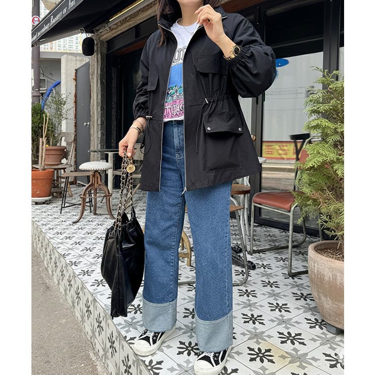 【キュッと絞って即 美シルエット】 マウンテンパーカー | COCOMOMO | 詳細画像21 