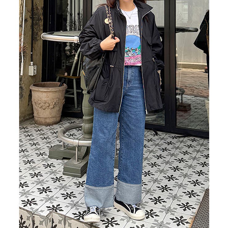 【キュッと絞って即 美シルエット】 マウンテンパーカー | COCOMOMO | 詳細画像22 