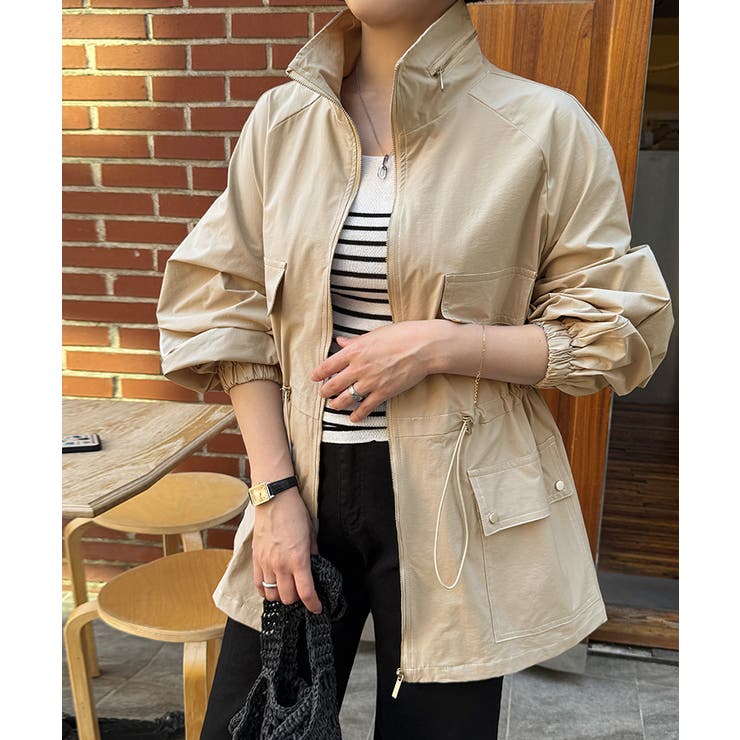 【キュッと絞って即 美シルエット】 マウンテンパーカー | COCOMOMO | 詳細画像3 