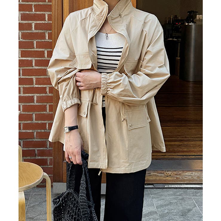 【キュッと絞って即 美シルエット】 マウンテンパーカー | COCOMOMO | 詳細画像7 