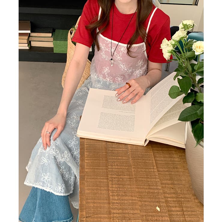 レイヤードで魅せるシアーワンピ キャミワンピース レイヤードキャミソール | COCOMOMO | 詳細画像11 