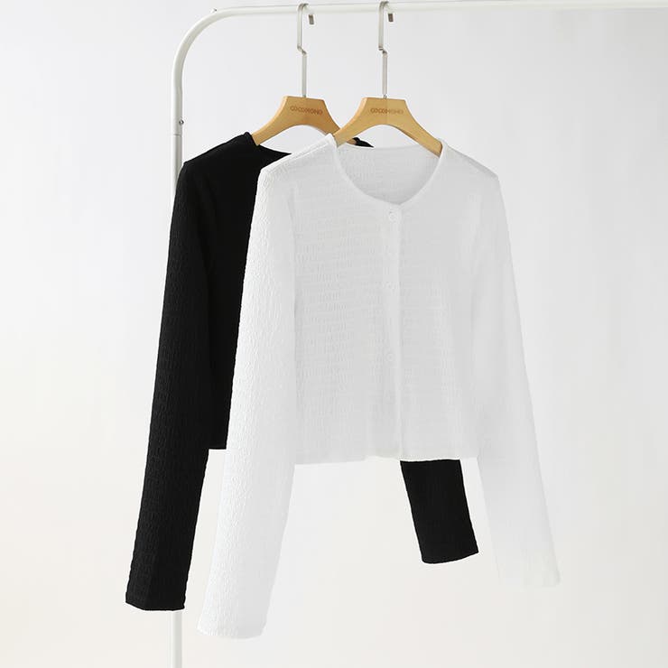 今っぽ可愛い欲張りアンサンブル ペプラムタンクトップ カーディガン | COCOMOMO | 詳細画像12 