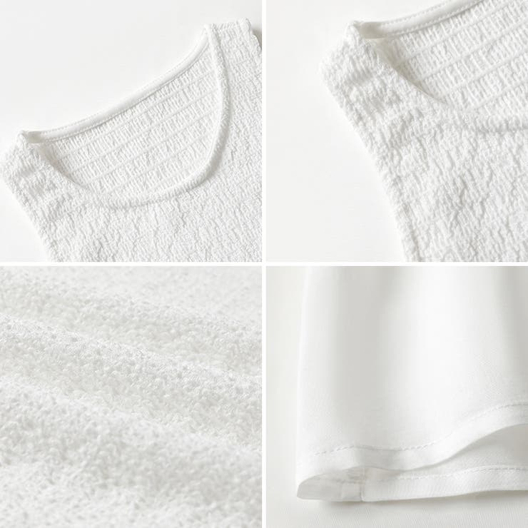 今っぽ可愛い欲張りアンサンブル ペプラムタンクトップ カーディガン | COCOMOMO | 詳細画像14 