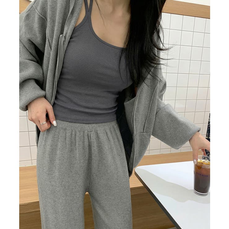 カップ付きバッククロスキャミスール カップ付きキャミソール ダブルストラップ | COCOMOMO | 詳細画像23 