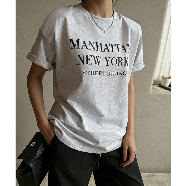 【こなれ落ち感×大人ロゴ】 ロゴTシャツ オーバーサイズ | COCOMOMO | 詳細画像11 