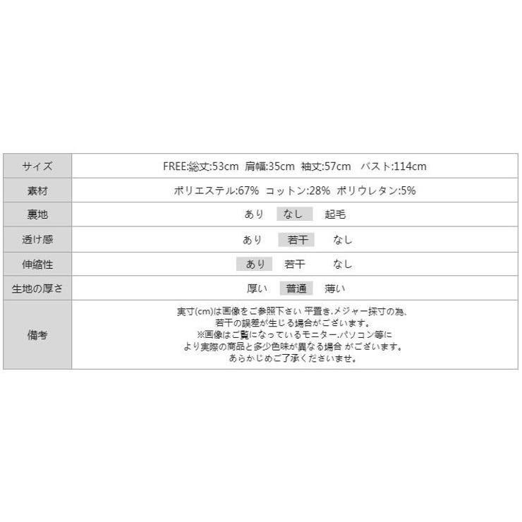 ほんのりシアー。リブカットソー ヘンリーネック ロンT | COCOMOMO | 詳細画像46 
