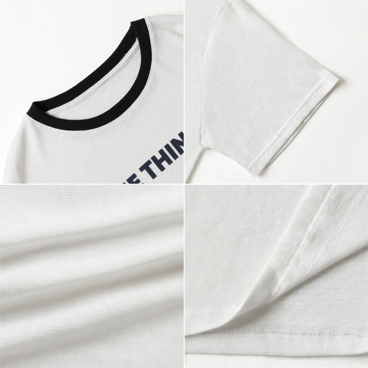 [配色リンガーデザイン] ロゴTシャツ Tシャツ | COCOMOMO | 詳細画像36 