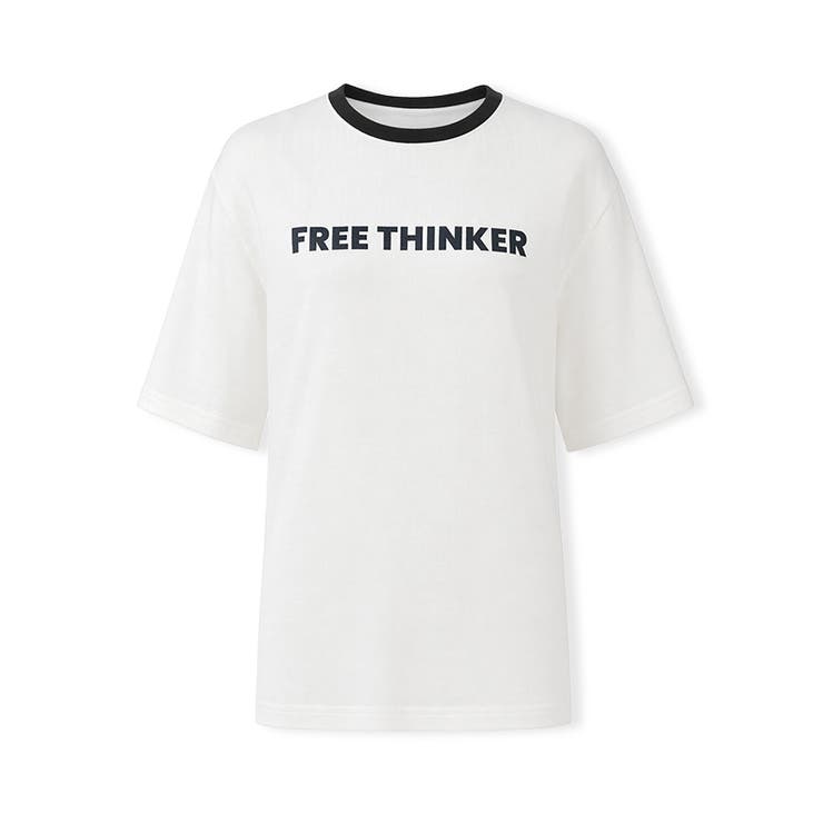 [配色リンガーデザイン] ロゴTシャツ Tシャツ | COCOMOMO | 詳細画像40 