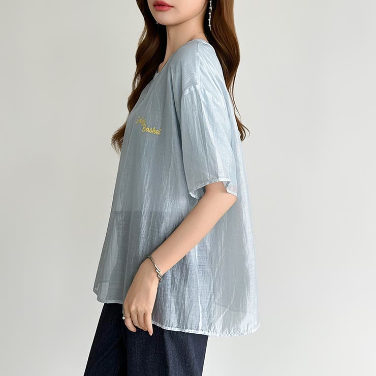 レイヤード風アメカジTシャツ ロゴTシャツ プリントTシャツ | COCOMOMO | 詳細画像16 
