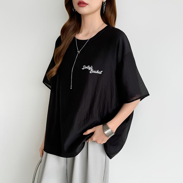 レイヤード風アメカジTシャツ ロゴTシャツ プリントTシャツ | COCOMOMO | 詳細画像25 