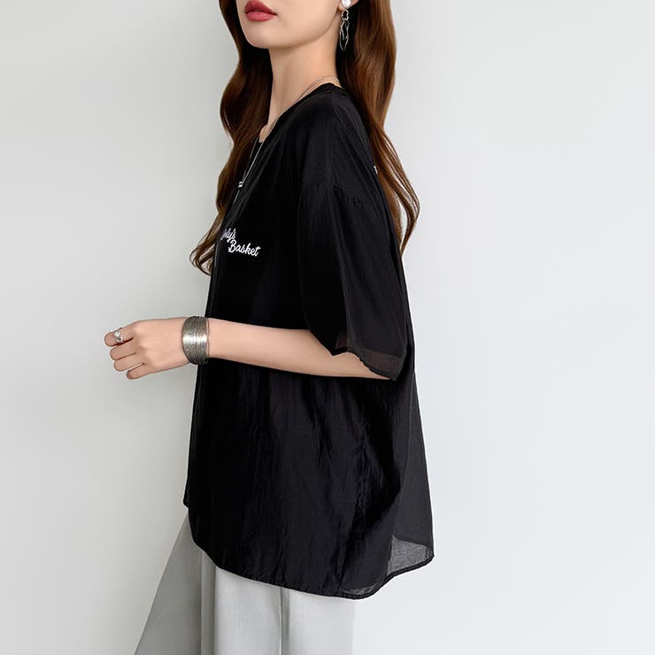 レイヤード風アメカジTシャツ ロゴTシャツ プリントTシャツ | COCOMOMO | 詳細画像27 