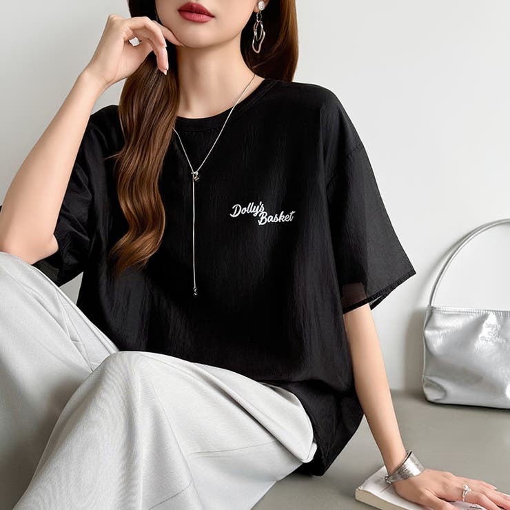 レイヤード風アメカジTシャツ ロゴTシャツ プリントTシャツ | COCOMOMO | 詳細画像28 