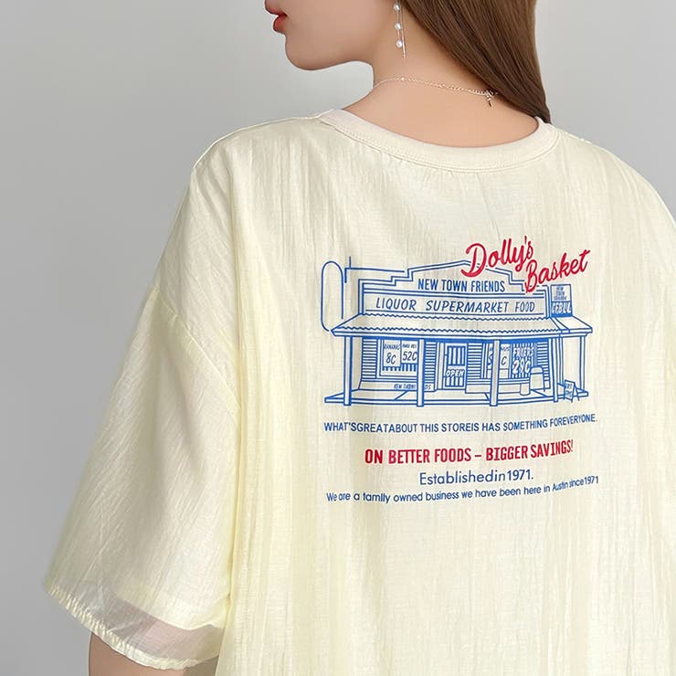 レイヤード風アメカジTシャツ ロゴTシャツ プリントTシャツ | COCOMOMO | 詳細画像7 