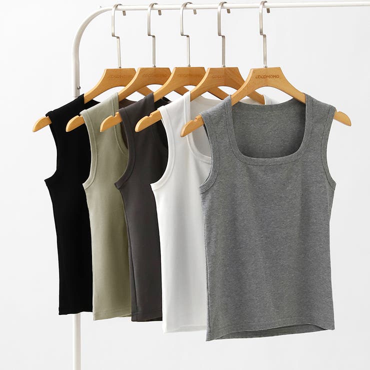 【ブラ紐、もう気にしない】 タンクトップ ブラ紐隠し | COCOMOMO | 詳細画像24 