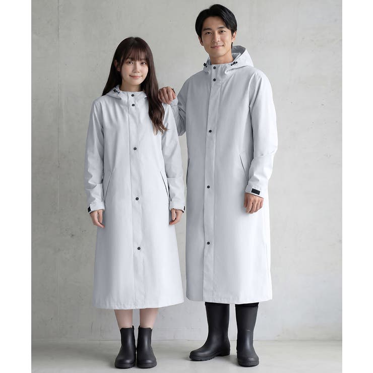 【収納袋付き】顔が濡れにくい二重ツバ付き レインコート 自転車 | COCOMOMO | 詳細画像11 