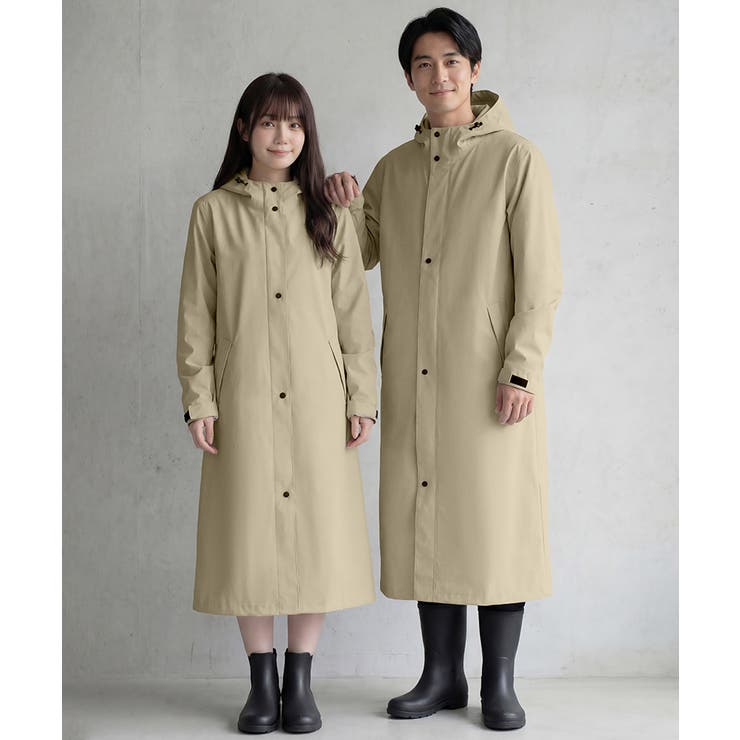 【収納袋付き】顔が濡れにくい二重ツバ付き レインコート 自転車 | COCOMOMO | 詳細画像2 