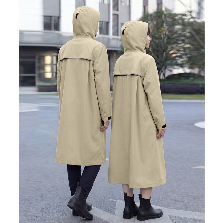 【収納袋付き】顔が濡れにくい二重ツバ付き レインコート 自転車 | COCOMOMO | 詳細画像10 