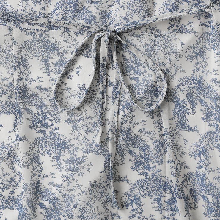 【華やぎシフォン】 花柄シフォンワンピース ワンピース | COCOMOMO | 詳細画像23 