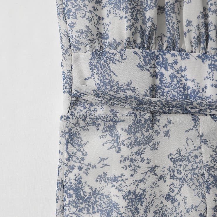 【華やぎシフォン】 花柄シフォンワンピース ワンピース | COCOMOMO | 詳細画像24 