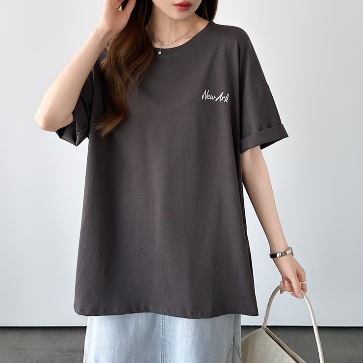 バックロゴオーバーTシャツ ロゴTシャツ Tシャツ | COCOMOMO | 詳細画像16 