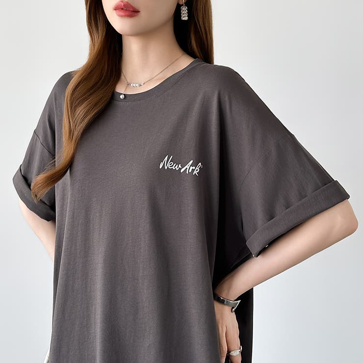 バックロゴオーバーTシャツ ロゴTシャツ Tシャツ | COCOMOMO | 詳細画像20 