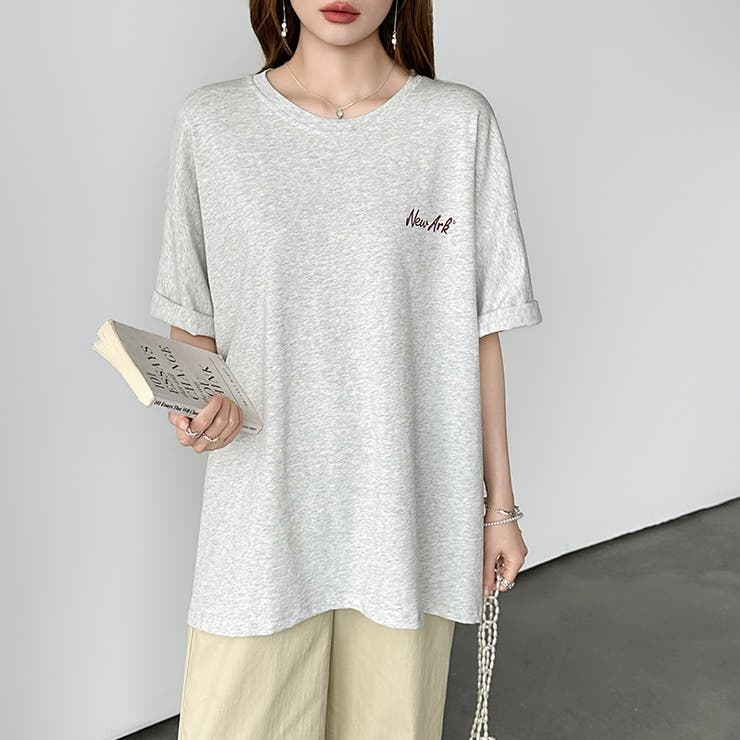 バックロゴオーバーTシャツ ロゴTシャツ Tシャツ | COCOMOMO | 詳細画像27 