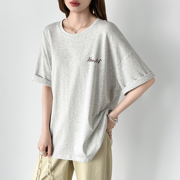 バックロゴオーバーTシャツ ロゴTシャツ Tシャツ | COCOMOMO | 詳細画像28 