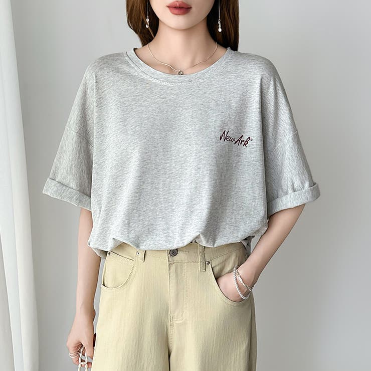 バックロゴオーバーTシャツ ロゴTシャツ Tシャツ | COCOMOMO | 詳細画像30 
