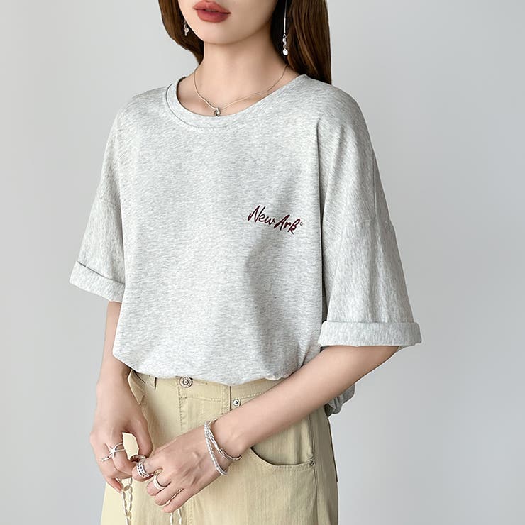 バックロゴオーバーTシャツ ロゴTシャツ Tシャツ | COCOMOMO | 詳細画像31 