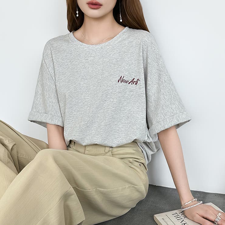 バックロゴオーバーTシャツ ロゴTシャツ Tシャツ | COCOMOMO | 詳細画像32 