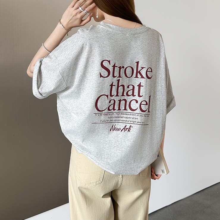 バックロゴオーバーTシャツ ロゴTシャツ Tシャツ | COCOMOMO | 詳細画像33 