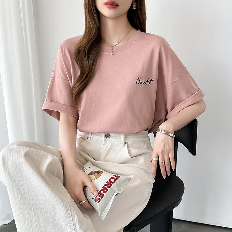 バックロゴオーバーTシャツ ロゴTシャツ Tシャツ | COCOMOMO | 詳細画像43 