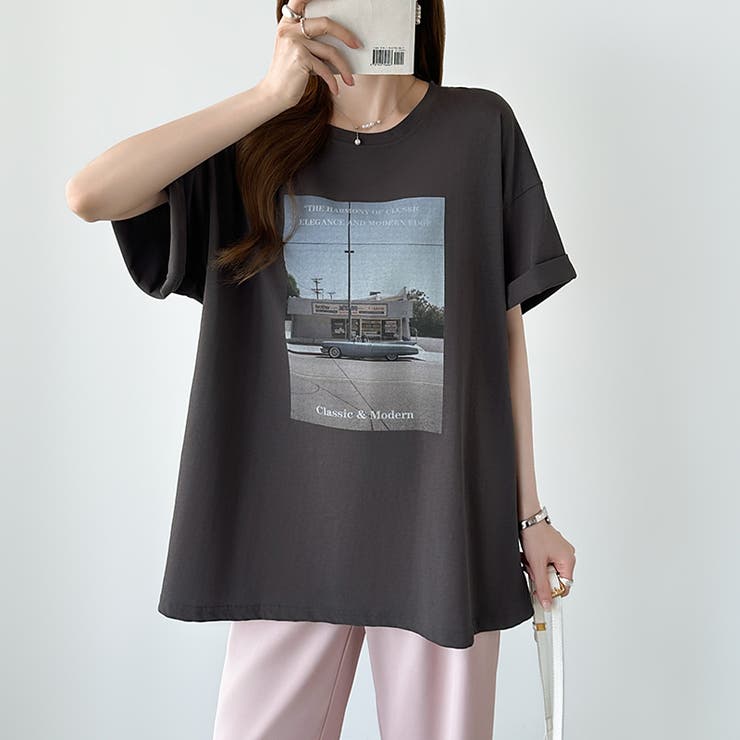 【大人女子の本命プリントT】 プリントTシャツ フォトプリントtシャツ | COCOMOMO | 詳細画像23 
