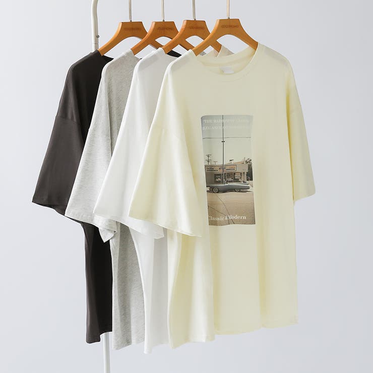 【大人女子の本命プリントT】 プリントTシャツ フォトプリントtシャツ | COCOMOMO | 詳細画像38 