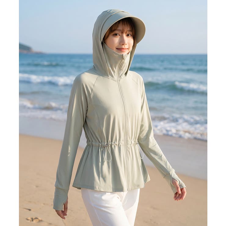 【UPF50+冷感UVカットパーカー】 UVカットパーカー 接触冷感 | COCOMOMO | 詳細画像36 