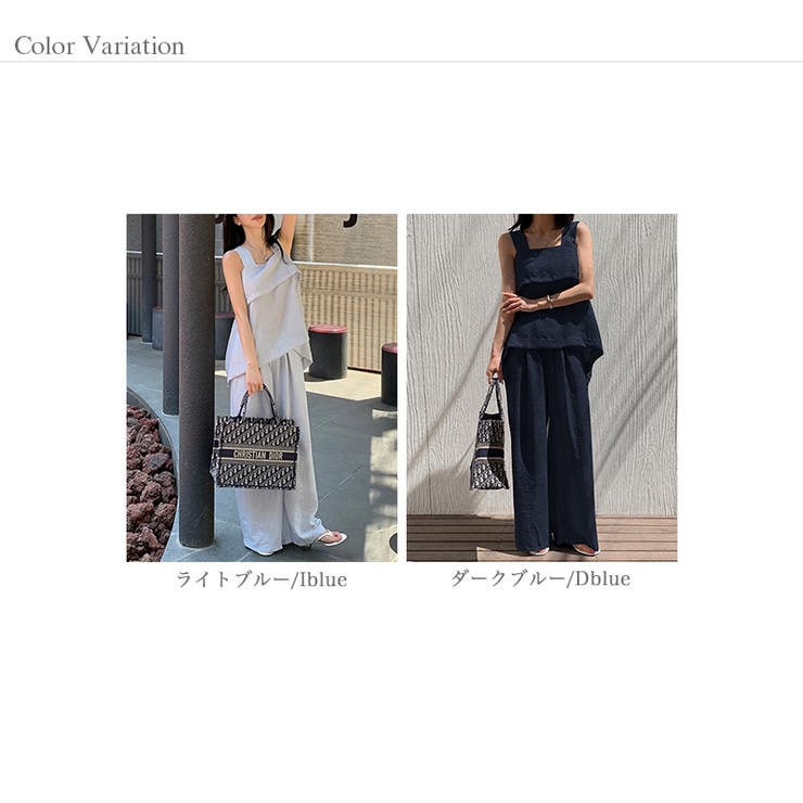 【夏セットアップ】 バックリボンセットアップ パンツセットアップ | COCOMOMO | 詳細画像21 