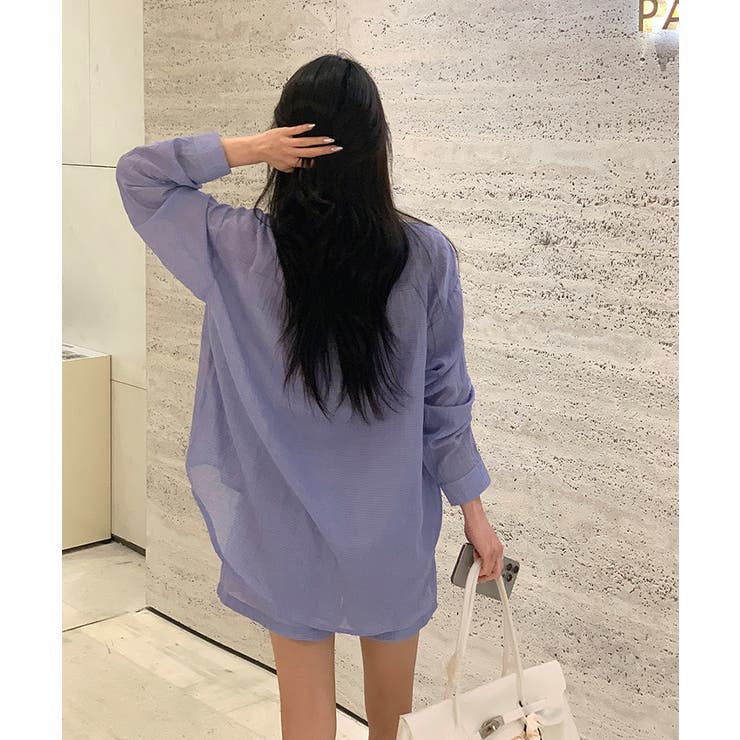 【リラックスセットアップ】 シャツセットアップ 夏セットアップ | COCOMOMO | 詳細画像8 